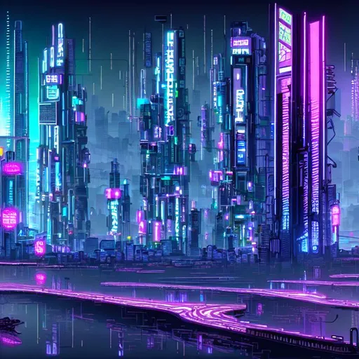 Prompt: cyberpunk city 