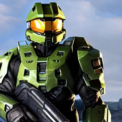Prompt: Master Chief, Halo