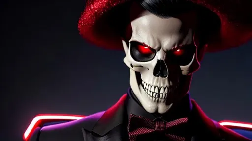 Prompt: epic professional digital portrait of a male skeleton bald wearing red sweater with black bow tie, Sinister, Savage, background street, best on artstation, cgsociety, wlop, Behance, pixiv, astonishing, impressive, outstanding, epic, cinematic, Debonair, Strong, concept artwork, much detail, masterpiece, midnight, Intricate Details, Tim Bradstreet