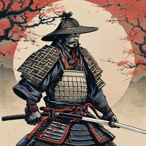 Prompt: Japanese samurai art
