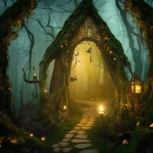 Prompt: the dark enchanted forest awaits your arrival - the elves
ps come visit
