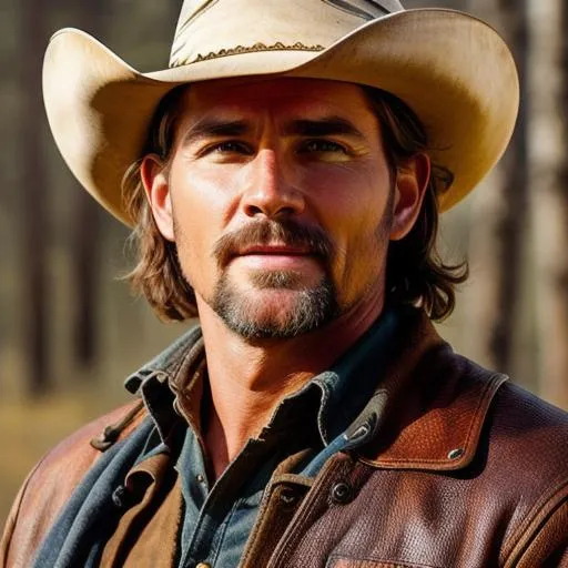 Prompt: realistic cowboy. warm colors. ultra hd, realistic, 8k, hight detailed, high quality.