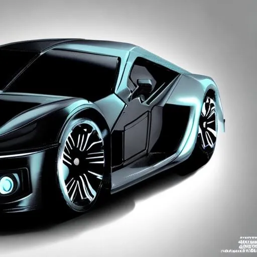Prompt: Future Batman Car