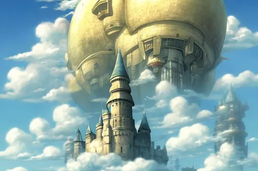 Prompt: Castle in the sky