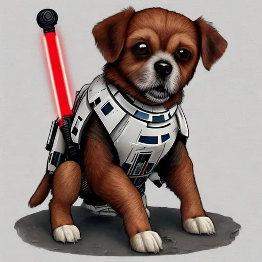 Prompt: star wars dog
