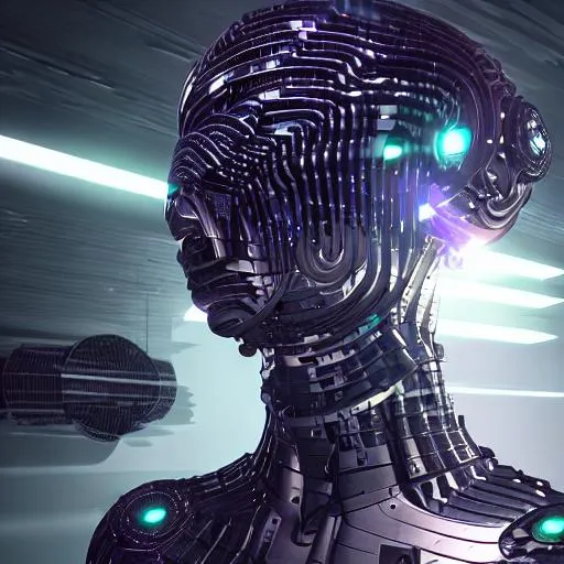 Prompt: An image of the image of artificial intelligence and neural network highly detailed futuristic style, unreal engine, blender, volumetric lighting, beautiful,  superhigh resolution, digital art