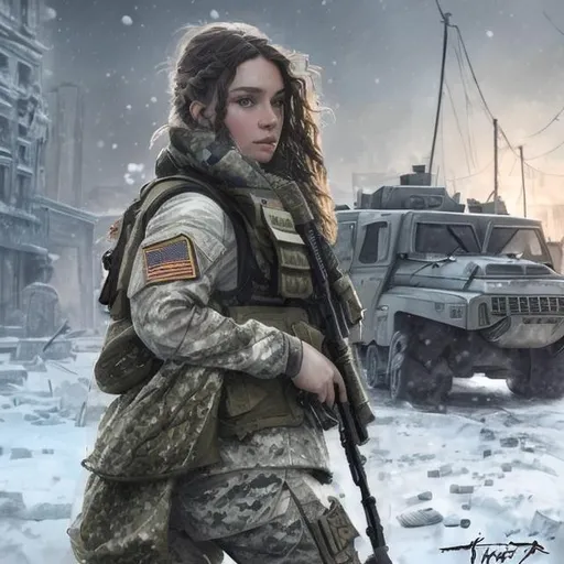 Prompt: Same camo, army vest perfect composition, hyperrealistic, super detailed, 8k, high quality, trending art, trending on artstation, sharp focus, studio photo, intricate details, highly detailed, by greg rutkowski