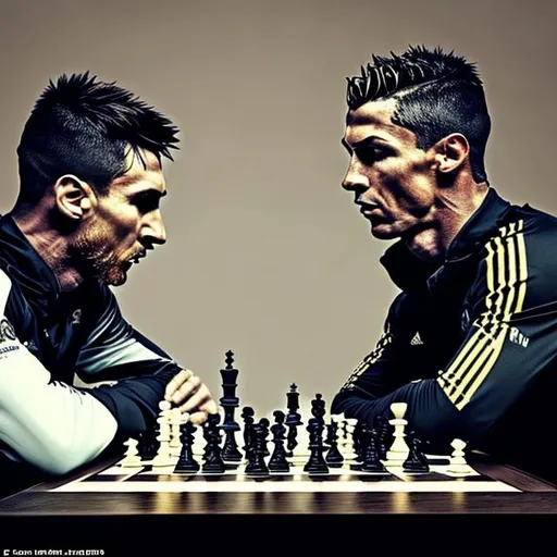 Messi and Ronaldo Wallpaper Discover more Chess, Football, Messi