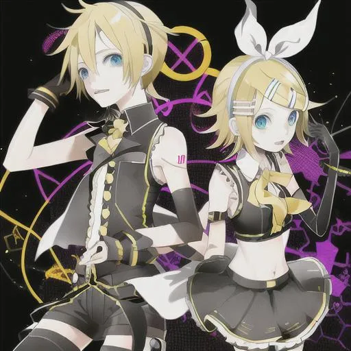 Prompt: Kagamine Rin VOCALOID 