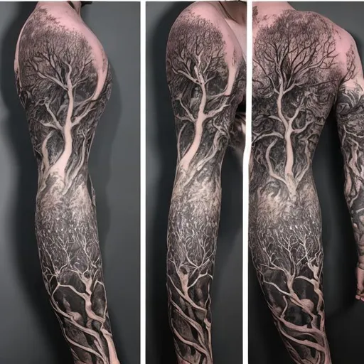 Forest scene – Starry Eyed Tattoos and Body Art Studio