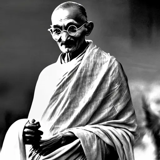 Prompt: Stylish image of Mahatma Gandhi 
