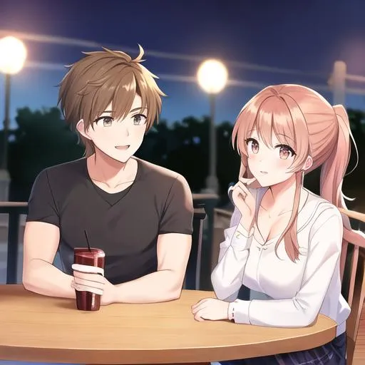 Prompt: Caleb and Haley on a date
