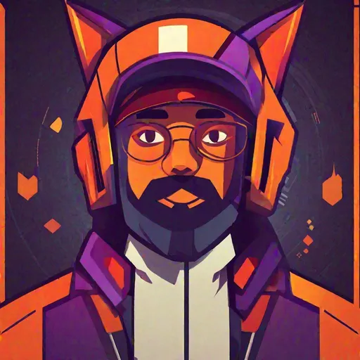 Prompt: gitlab admin avatar, masterpiece vector concept artwork