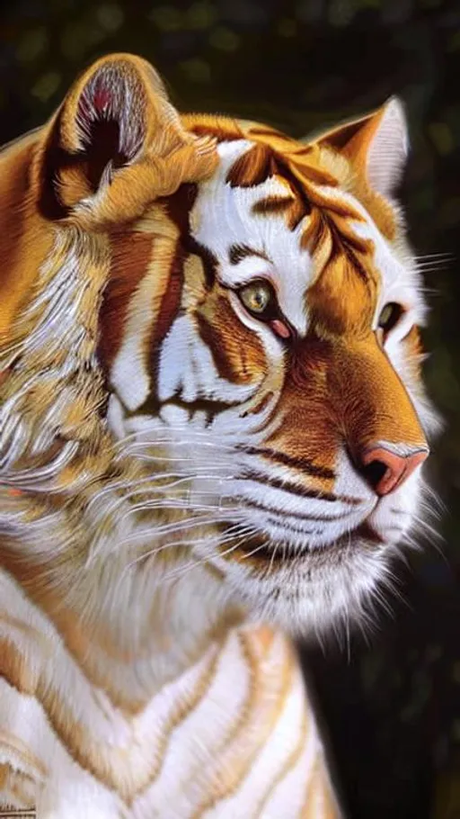 The World's Most Adorable Tiger 3D Rendering · Creative Fabrica