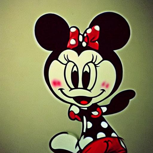 minnie mouse zombie creepy OpenArt