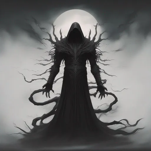Prompt: faceless god of darkness
