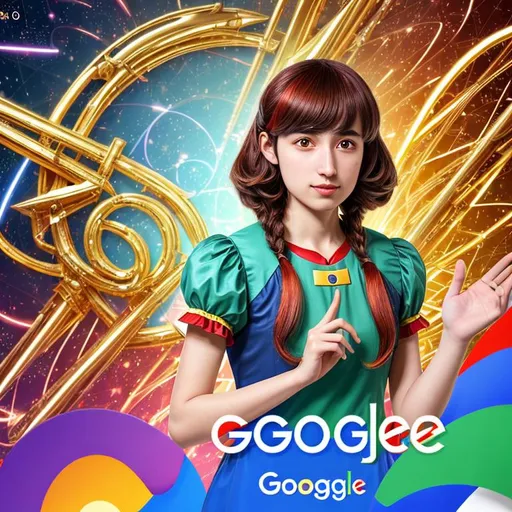 Prompt: ((((anthropomorphized "Google Bard" AI person), "Google Bard" gender, "Google Bard" hair, "Google Bard" eyes, "Google Bard" body))), ((Google company logo)), ((Google company color scheme)), working in a virtual Google cyberscape, (((hyper photorealistic))), (((12K resolution))), (((hyper quality))), (((hyper-detailed))), (((12K raytracing))), ((realistic lighting)), ((realistic shadows)), ((realistic textures)), (realistic reflections), ((depth of field))