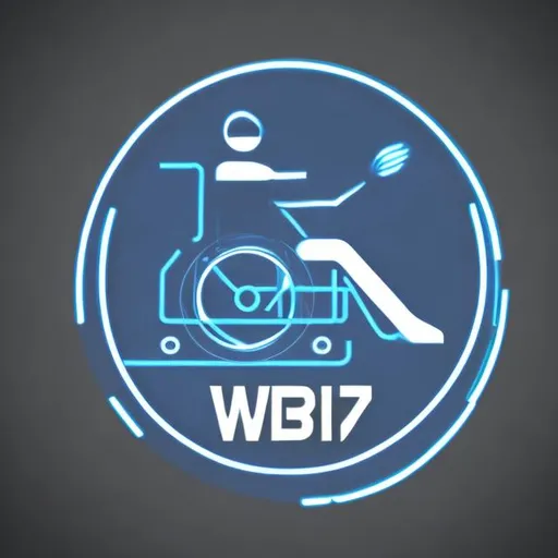 Prompt: Multiple Disability futuristic logo