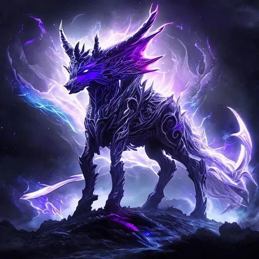 Prompt: astralvoid a mythical beast