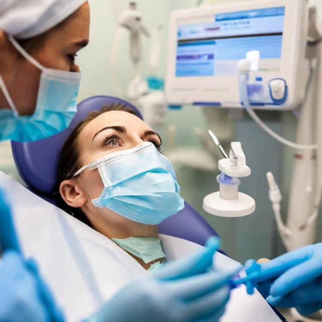 Un Cabinet Dentaire Montrant La Chaise Du Dentiste E Openart