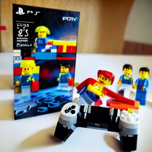 Prompt: playstation lego game