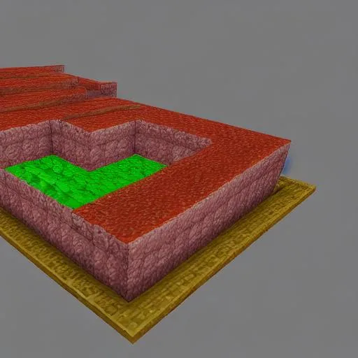 Prompt: meat slab from minecraft