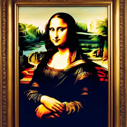 Prompt: Hermoine in a classic painting of the Mona Lisa