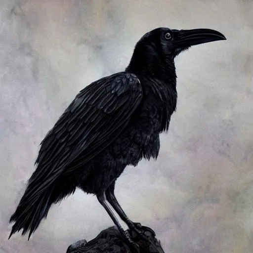 mythological raven art