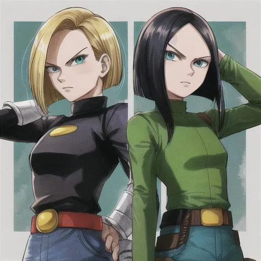 Prompt: android 17 and 18