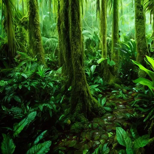Prompt: rainforest
