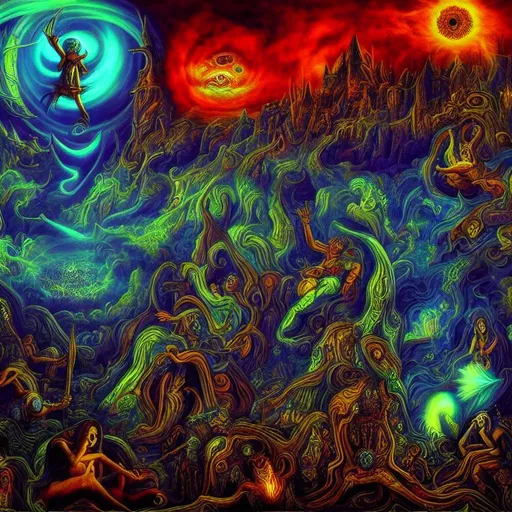 DMT Realm, Life, Death, God, Heaven, Hell, mythical,... | OpenArt