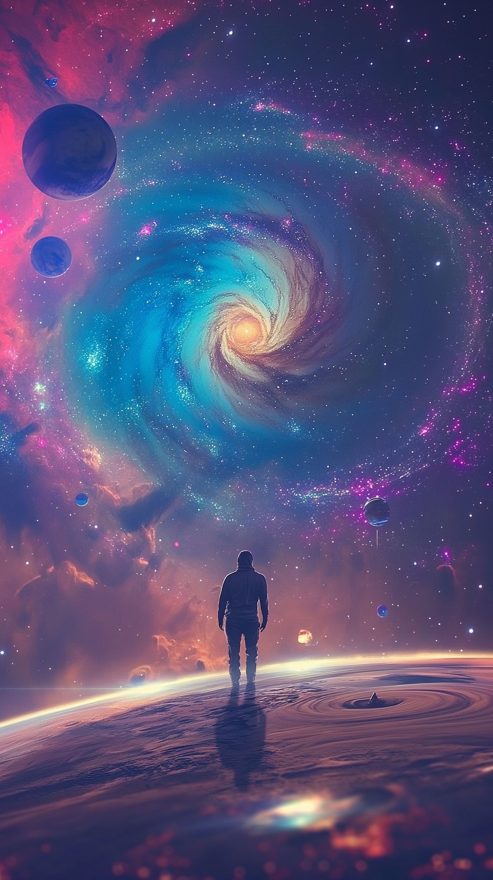Floating Through The Milkyway Seeing The Bright Colo 