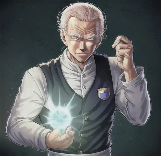 Prompt: Joe biden as a dragon ball z character 