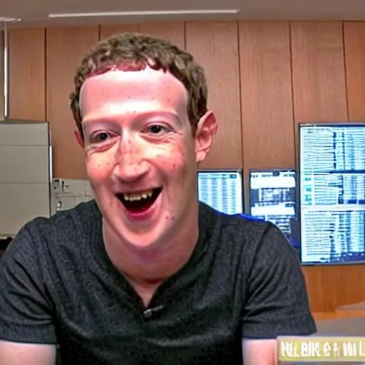 Prompt: The most (((((((annoying))))))) Mark Zuckerberg ever