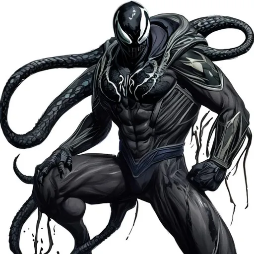 Prompt: Venom as a destiny hunter