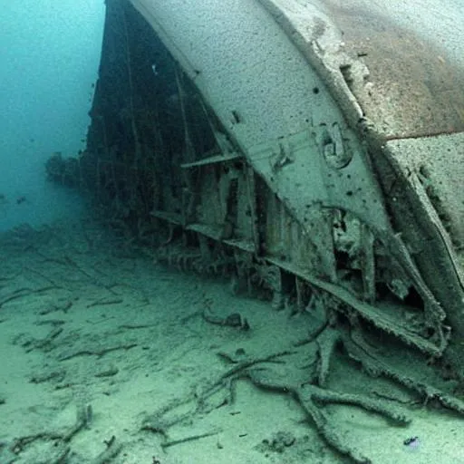 underwater wreck of an ancienr space ship | OpenArt