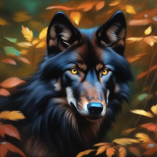Prompt: (black wolf), realistic, photograph, epic oil painting, (hyper real), furry, (hyper detailed), extremely beautiful, (on back), sprawled, paws in the air, playful, UHD, studio lighting, best quality, professional, photorealism, masterpiece, ray tracing, 8k eyes, 8k, highly detailed, highly detailed fur, hyper realistic thick fur, canine quadruped, (high quality fur), fluffy, fuzzy, close up, rear view, hyper detailed eyes, perfect composition, ray tracing, masterpiece, trending, instagram, artstation, deviantart, best art, best photograph, unreal engine, high octane, cute, adorable smile, lying on back, flipped on back, lazy, peaceful, (highly detailed background), cliffside, overlooking river, overlooking abandoned town, overgrown with nature, vivid, vibrant, intricate facial detail, incredibly sharp detailed eyes, incredibly realistic fur, concept art, anne stokes, yuino chiri, character reveal, extremely detailed fur, sapphire sky, complementary colors, golden ratio, rich shading, vivid colors, high saturation colors, nintendo, pokemon, silver light beams