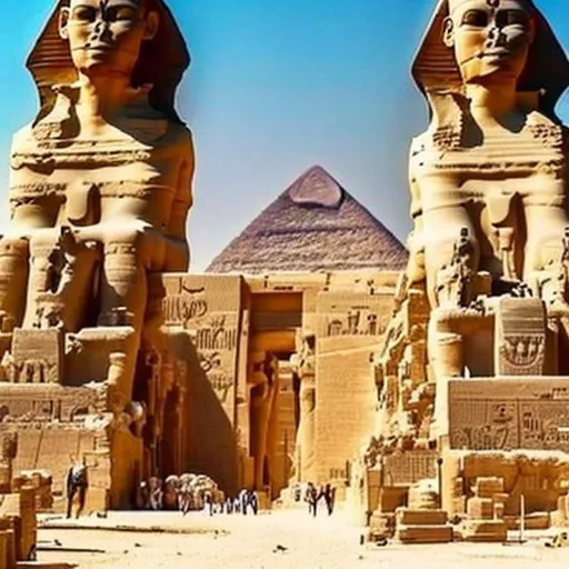 Prompt: super cool Egypt
