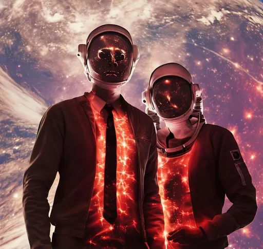 Prompt: Turn us into astronauts.