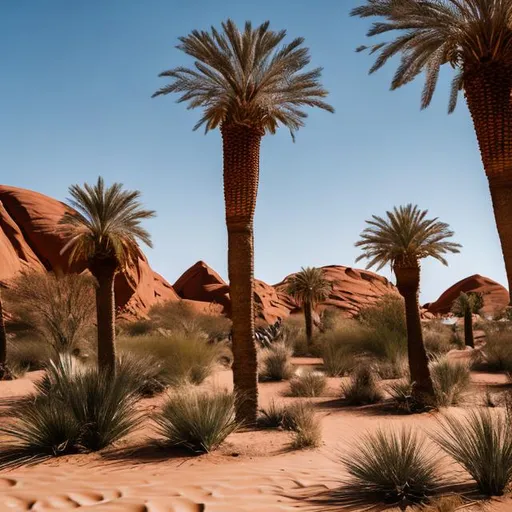 Prompt: Sahara desert oasis


