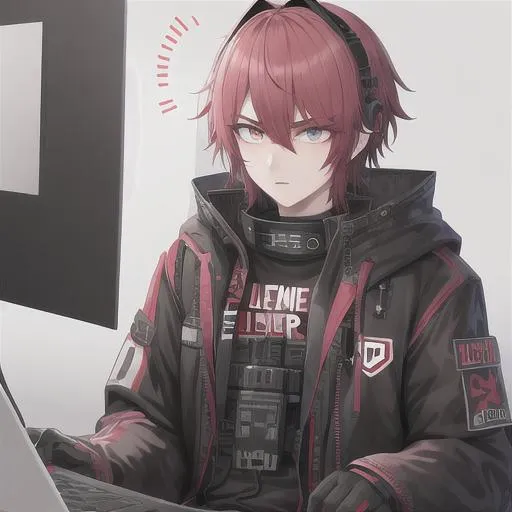 Prompt: A intense male YouTuber 