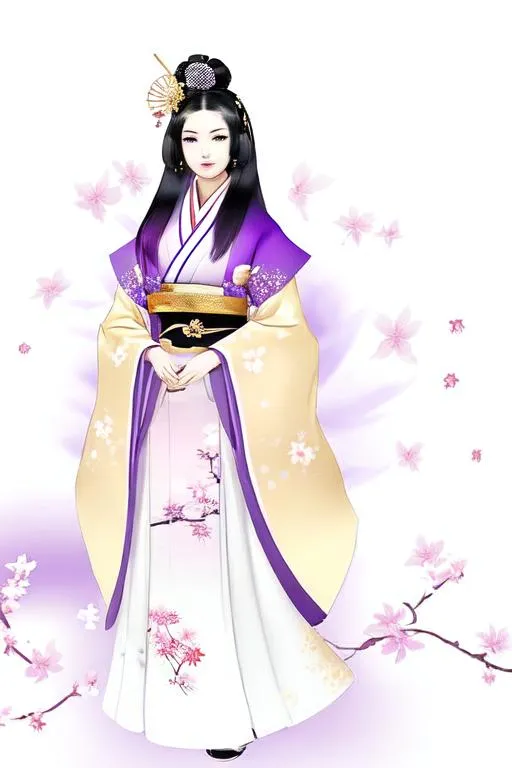 Oiran, umbralla, japan, girl, oriental, temple, kimonno, orginal, long  hair, HD wallpaper | Peakpx