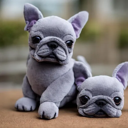 Grey baby french sales bulldog