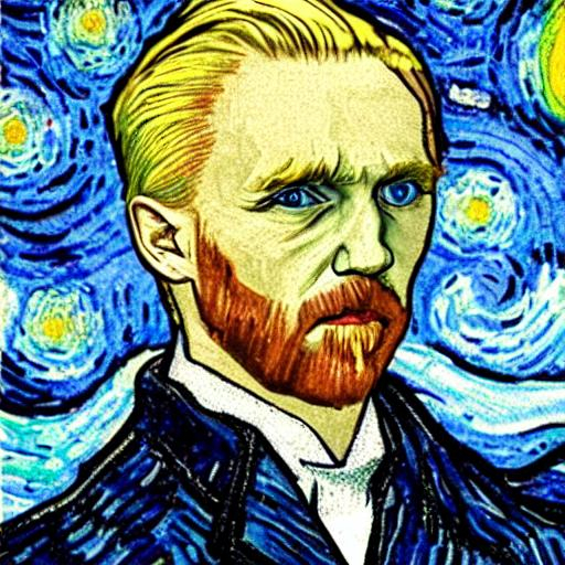 Draco Malfoy as Van Gogh | OpenArt