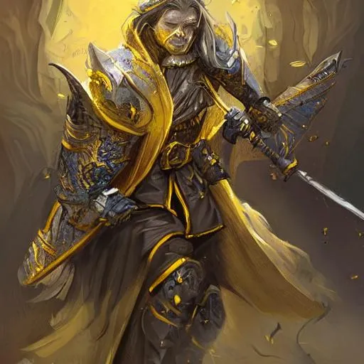 Prompt: wizard full face combat, d & d, fantasy, intricate, elegant, highly detailed, digital painting, artstation
yellow