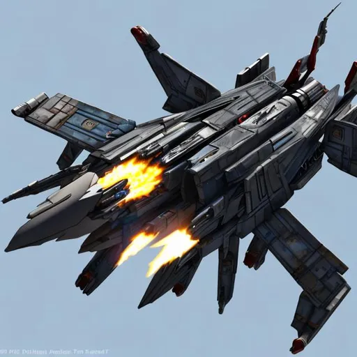 Prompt: Transformers fighter jet