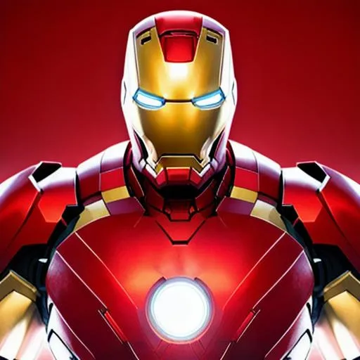 Prompt: Iron-man, epic portrait, red ornament, hyper realistic, shiny, unreal engine, artstation, detailed, random background, cinematic