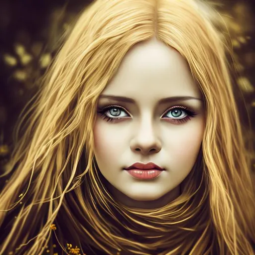 Prompt:  anime, blonde Ukrainian woman, gold eyes, portrait

