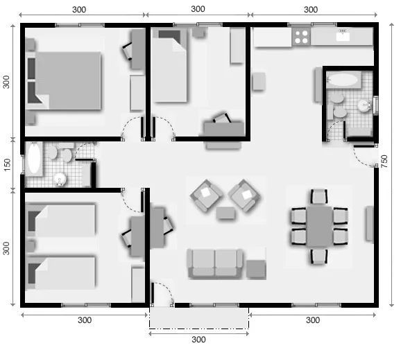 Prompt: floor plan   casas