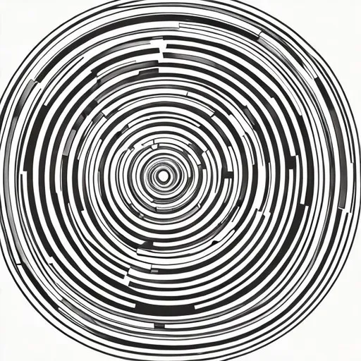 Prompt: concentric circles in SKETCH
